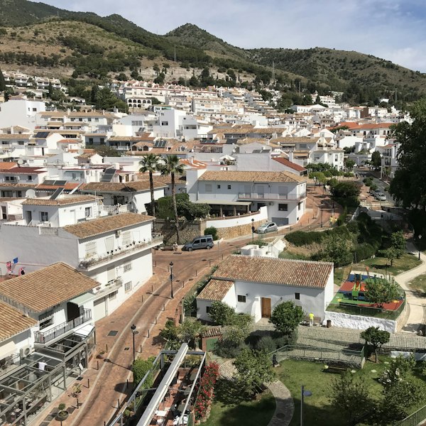 white concrete houses
