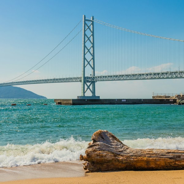 suspension bridge under blue sky